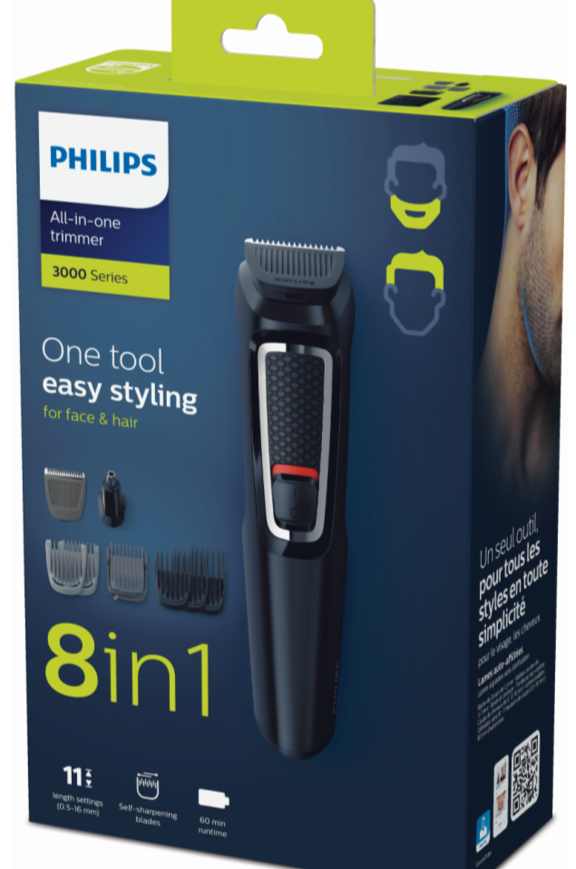 Philips MultiGroom Series 3000 8-in-1 Trimmer