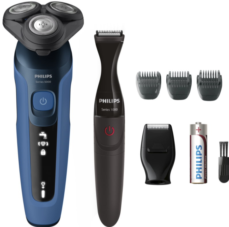 Philips Series 5000 Wet & Dry Electric Shaver with Multigroomer