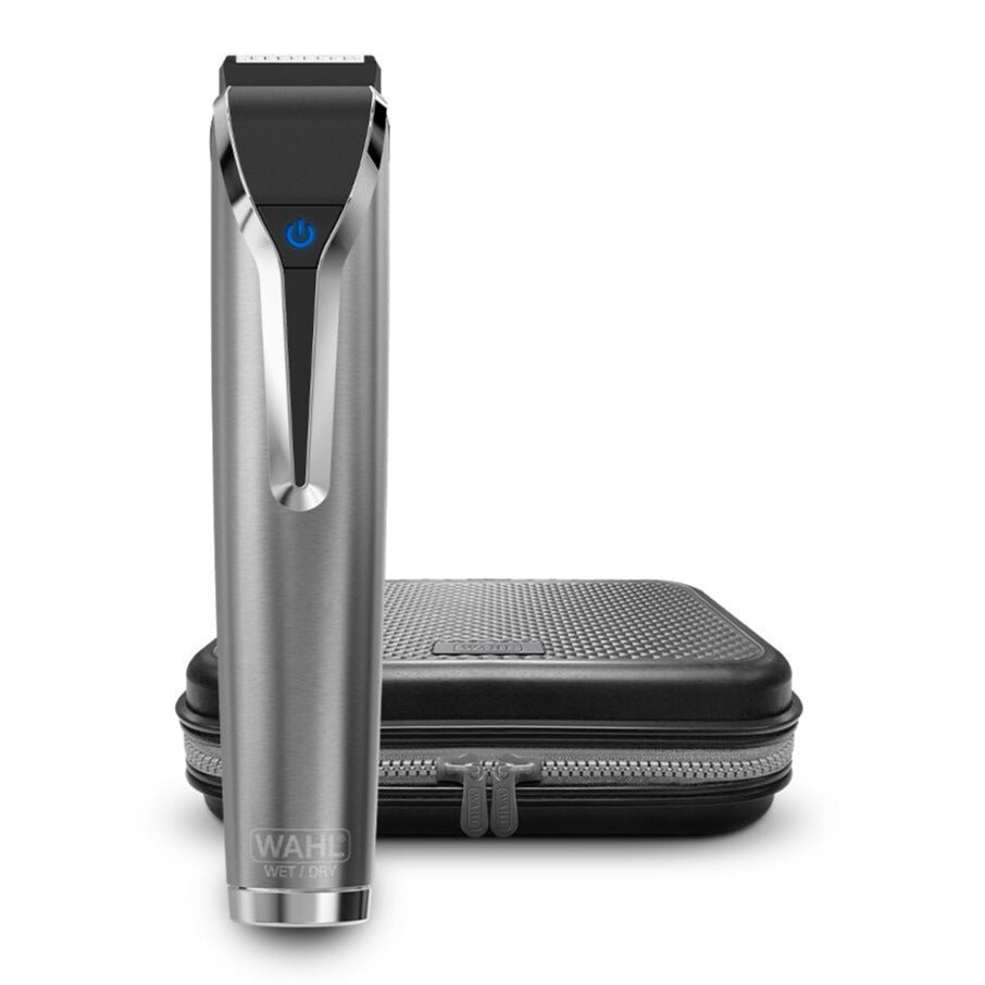 Wahl Waterproof Lithium-Ion Stainless Steel Grooming Kit & Storage Case - Silver