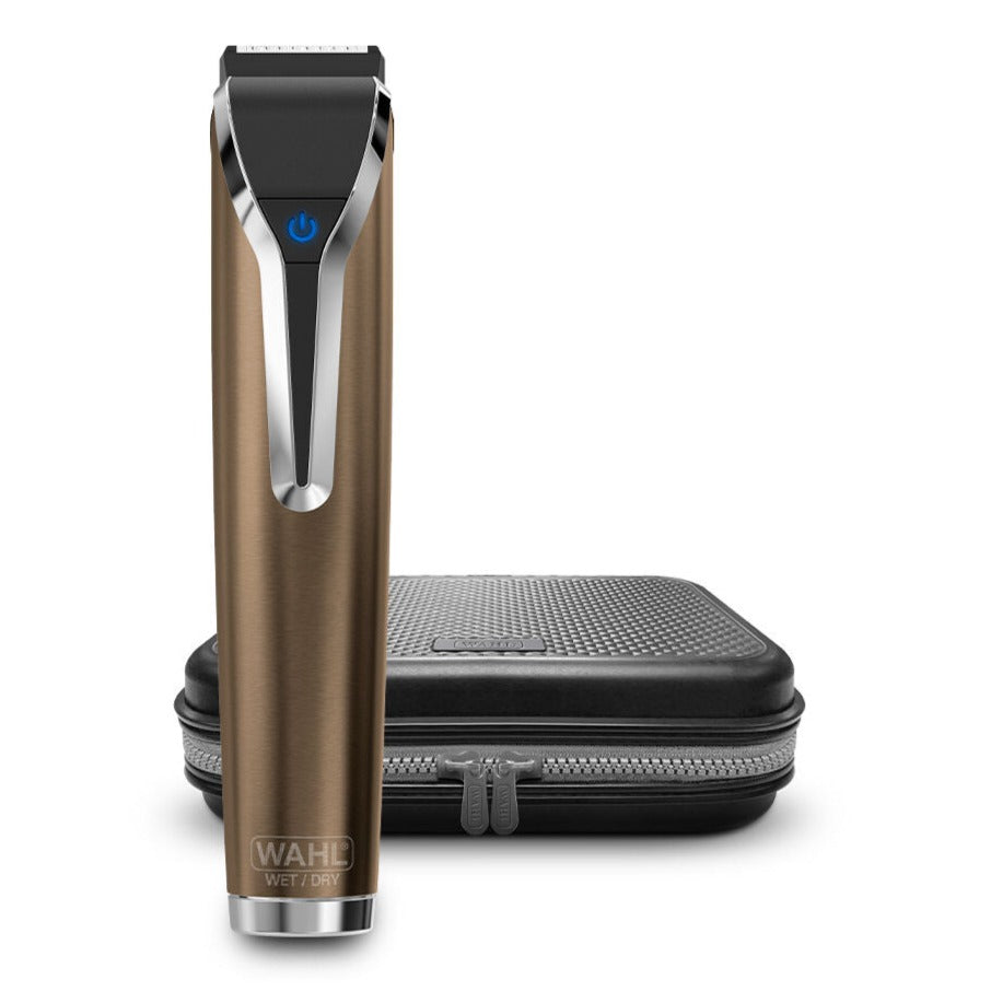 Wahl Waterproof Lithium-Ion Stainless Steel Grooming Kit & Storage Case - Bronze