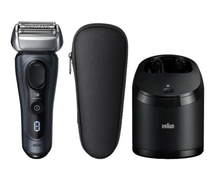 Braun Series 8 New Wet/Dry Electric Shaver with 5in1 SmartCare and Travel Case