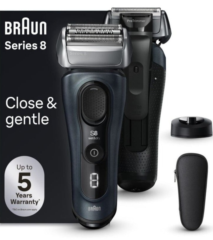 Braun Series 8 Latest Generation Wet & Dry Electric Shaver with Travel Case