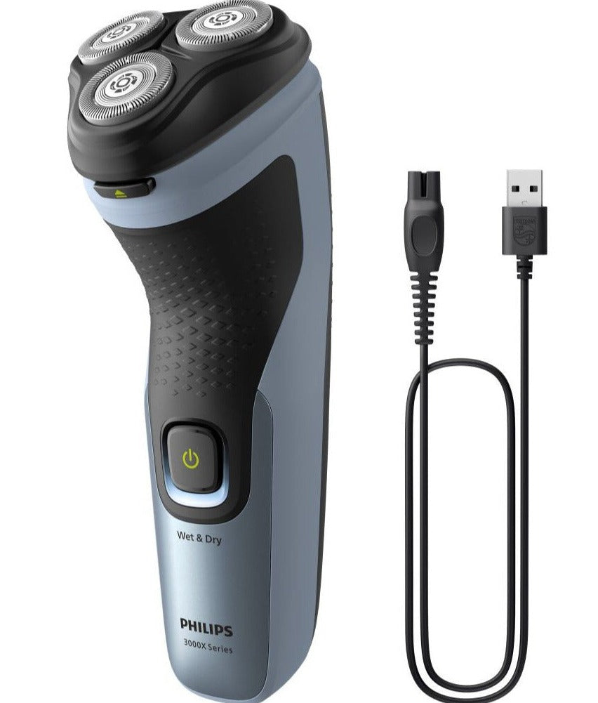 Philips Series 3000X Wet & Dry Electric Shaver - Blue