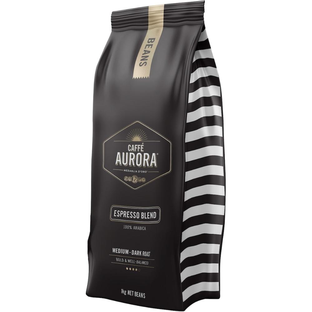 2 x Caffe Aurora Espresso Blend Coffee Beans 1kg