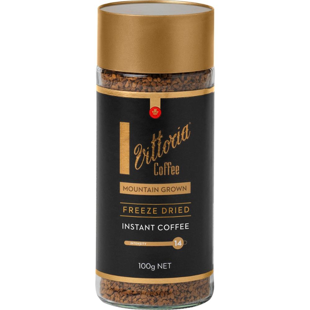 3 x Vittoria Freeze Dried Instant Coffee Mountain Grown 100g