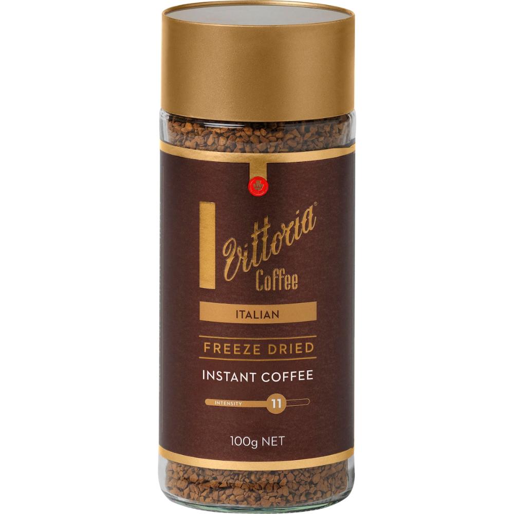 3 x Vittoria Freeze Dried Instant Coffee Italian 100g