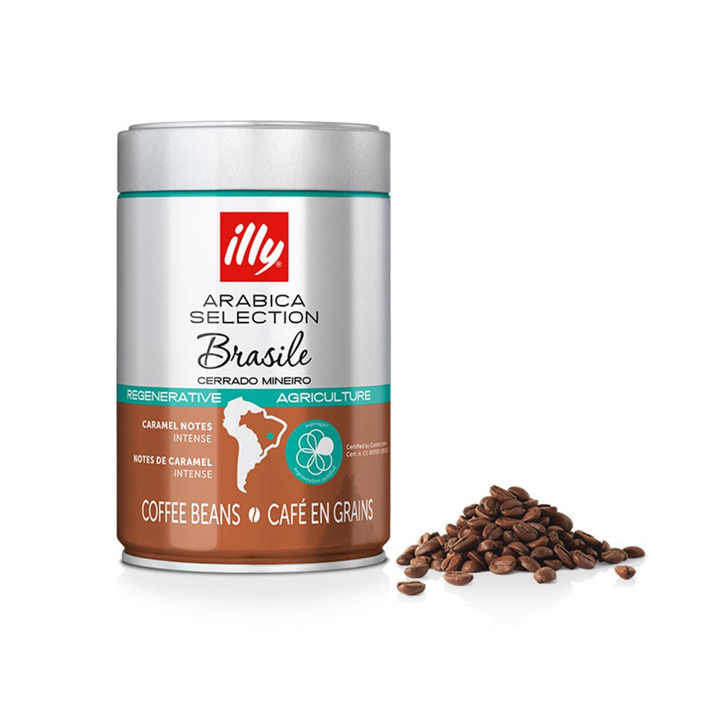 12 x illy Regnerative Brazil Arabica Selection Coffee Beans 250g