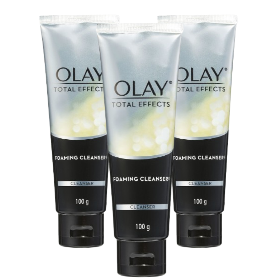 3 x Olay Total Effects 7-in-1 Foaming Cleanser 100ml