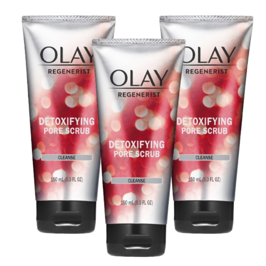 3 x Olay Regenerist Detox Scrub 150ml