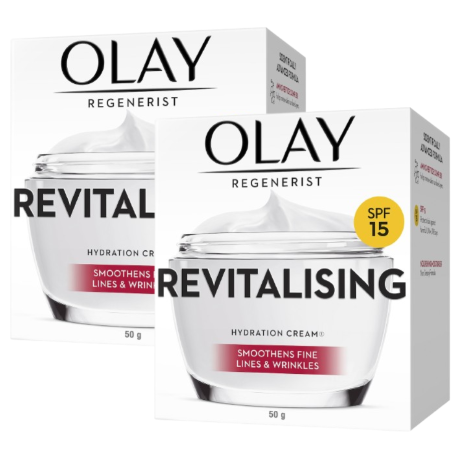 2 x Olay Regenerist Advanced Moisturiser Cream 50g