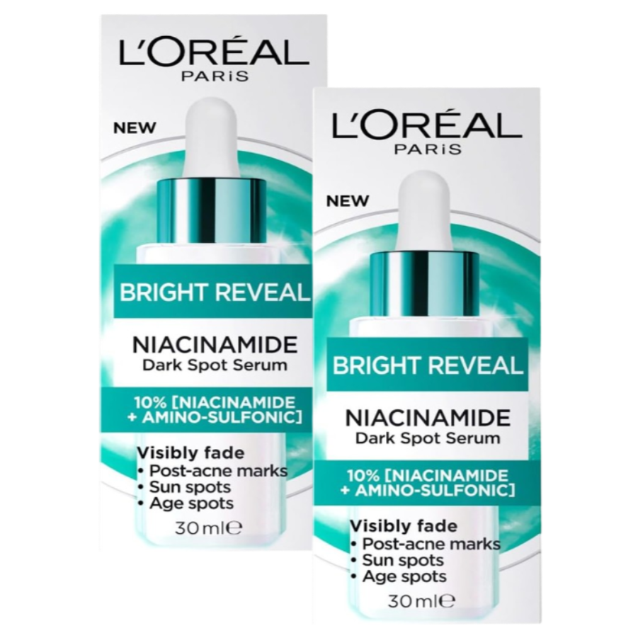 2 x L'oreal Paris Bright Reveal Dark Spot Serum 30ml