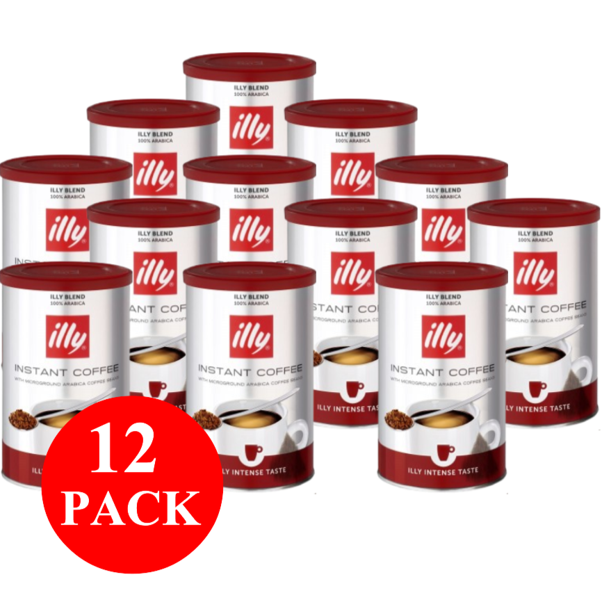 12 x illy Intense Instant Coffee 95g