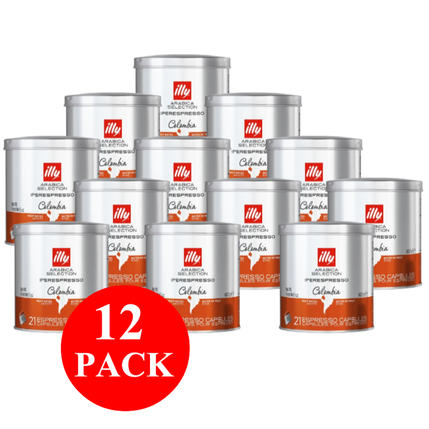 12 x illy Colombia Capsules 21pcs 140g