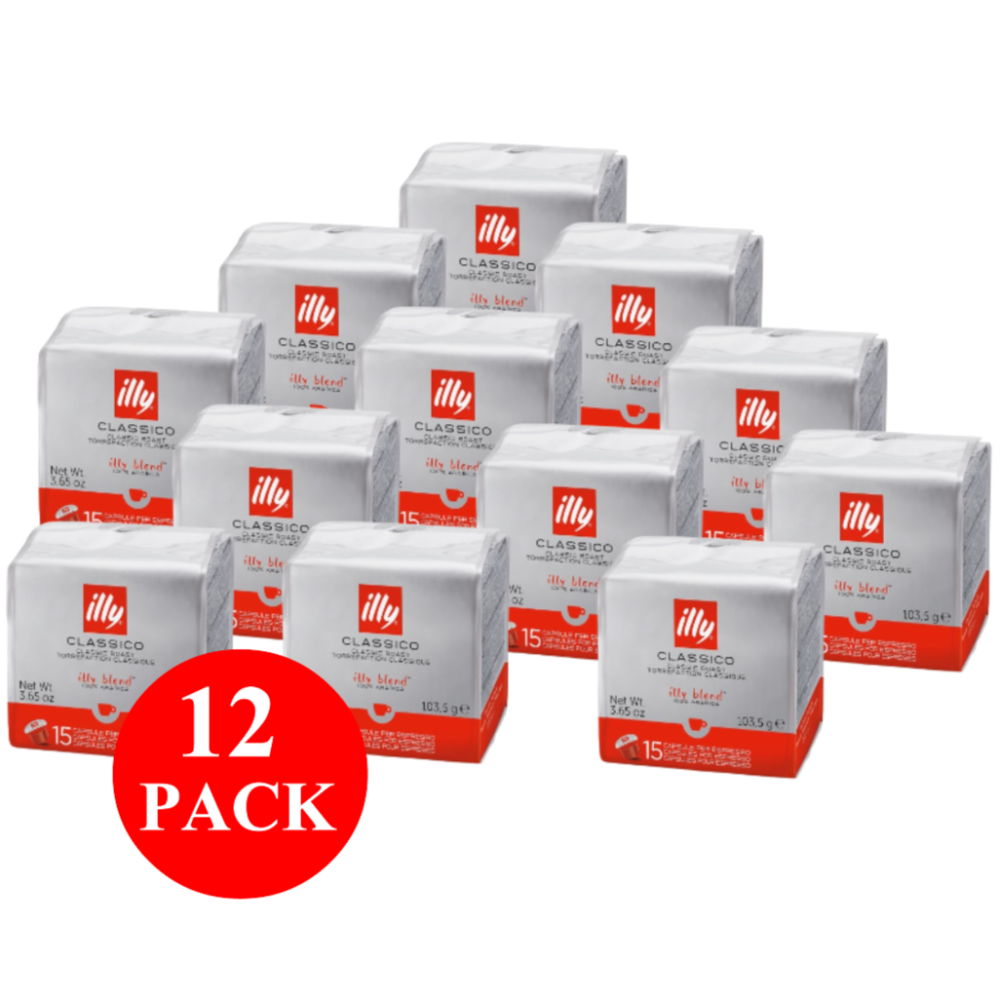 12 x illy Classico MPS Capsules 15pcs