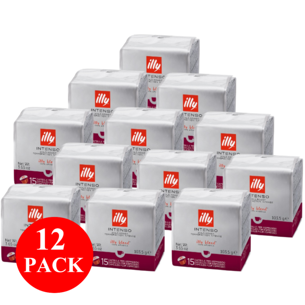 12 x illy Intenso MPS Capsules 15pcs