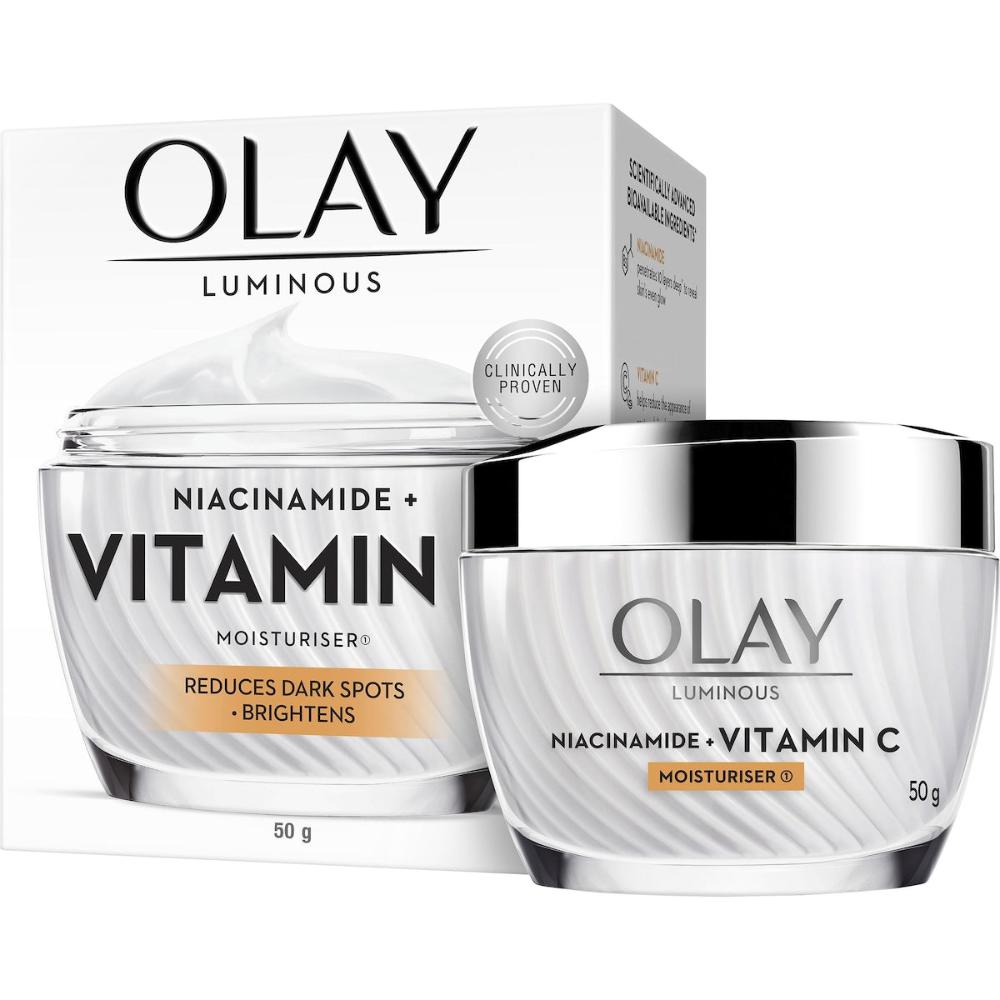 2 x Olay Niacinamide + Vitamin C Moisturiser 50g