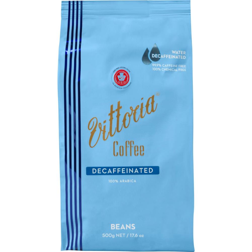 Vittoria Decaffeinated Coffee Beans 500g