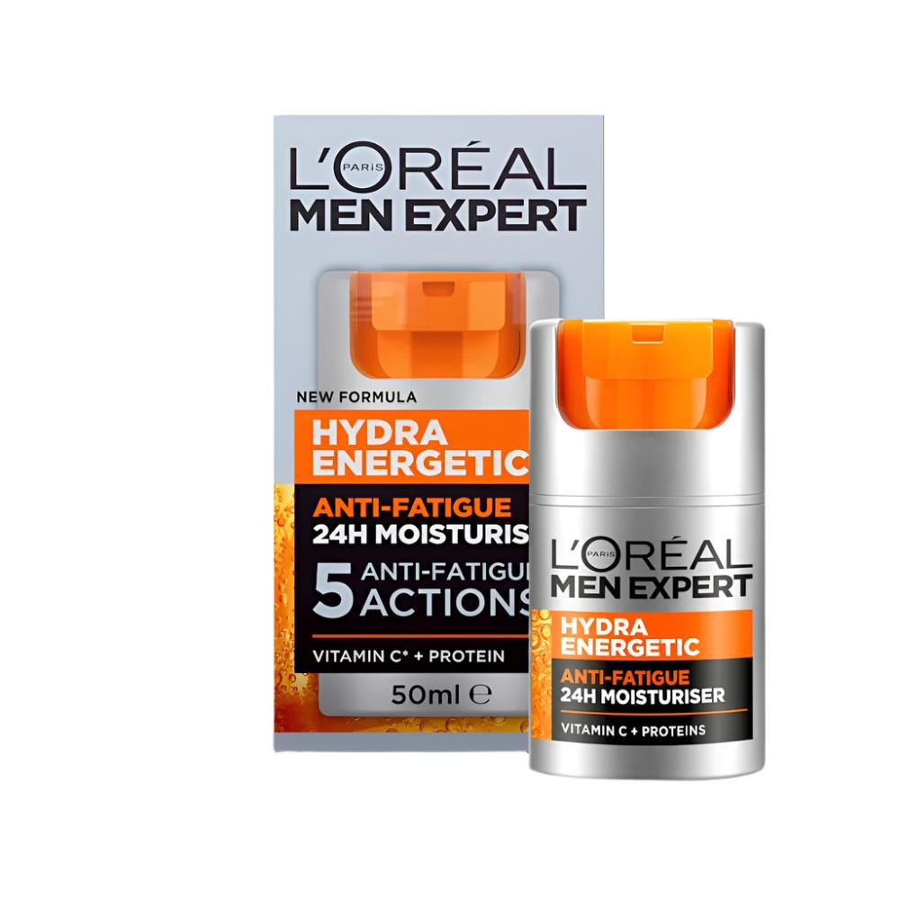 2 x L'oreal Men Expert Hydra Energetic 24 Hour Moisturiser 50ml