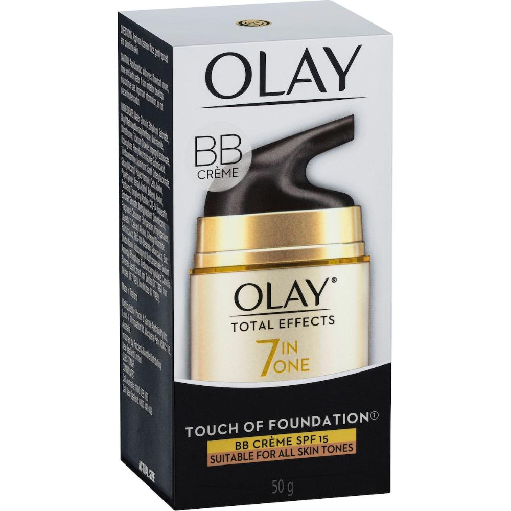 2 x Olay Total Effects Touch Of Foundation Moisturiser 50g