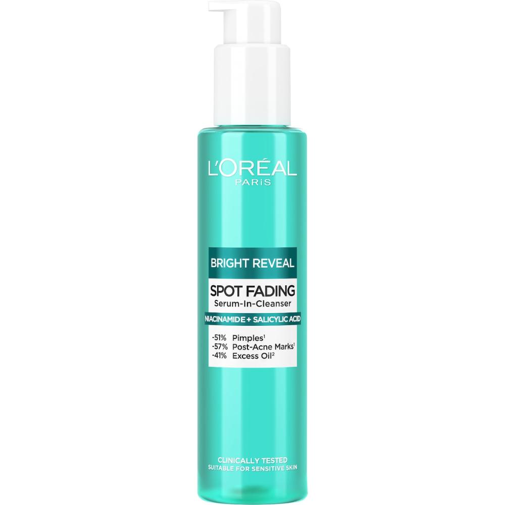 2 x L'oreal Paris Bright Reveal Serum In Cleanser 150ml