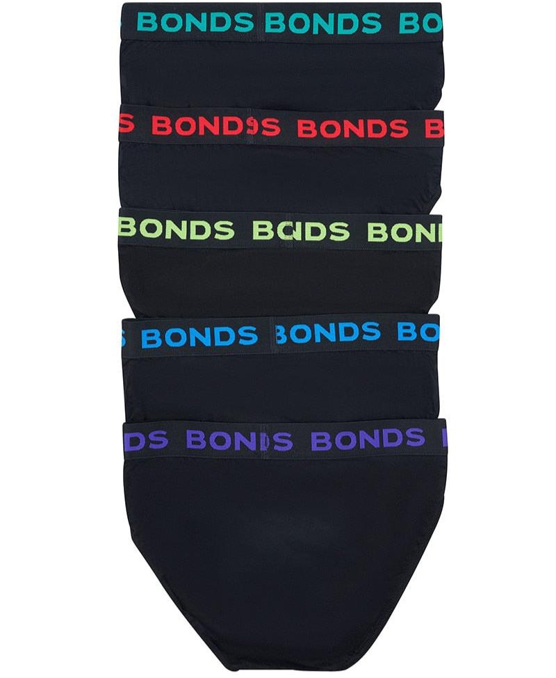 Bonds Men's Underwear 5 Pack Hipster Brief - Assorted Pack 003