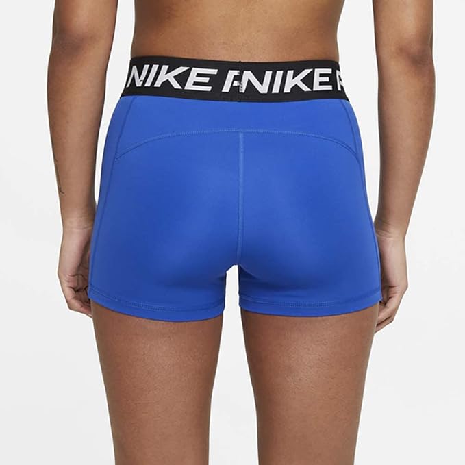 Nike Womens Pro 365 3-Inch Shorts- Game Royal/Black/White