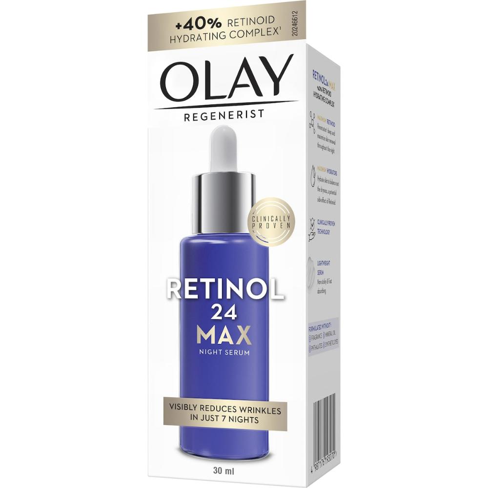 2 x Olay Regenerist Retinol 24 Max Night Serum 30ml