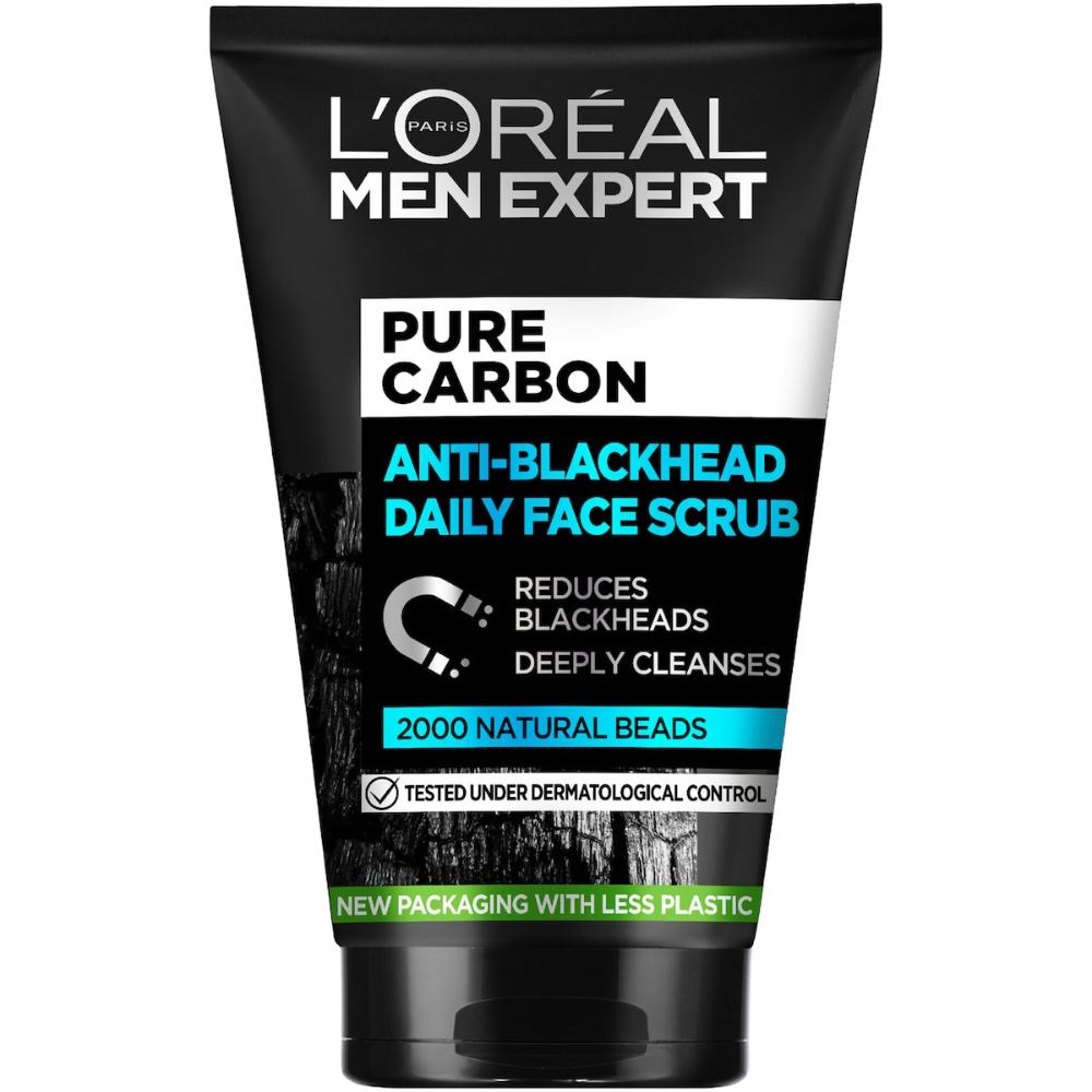 3 x L'oreal Men Expert Pure Charcoal Scrub 100ml