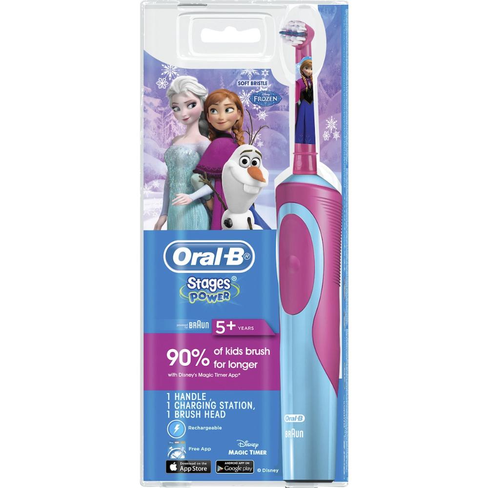 Oral-B Kids Stages Frozen/spiderman 3+ Yrs Electric Toothbrush Each