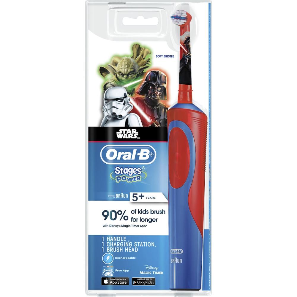 Oral-B Kids Stages Frozen/spiderman 3+ Yrs Electric Toothbrush Each