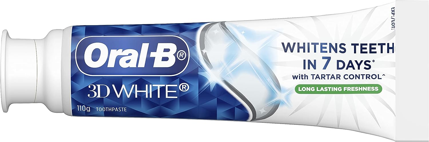 Oral B Toothpaste 3D White Long Lasting Freshness 110g