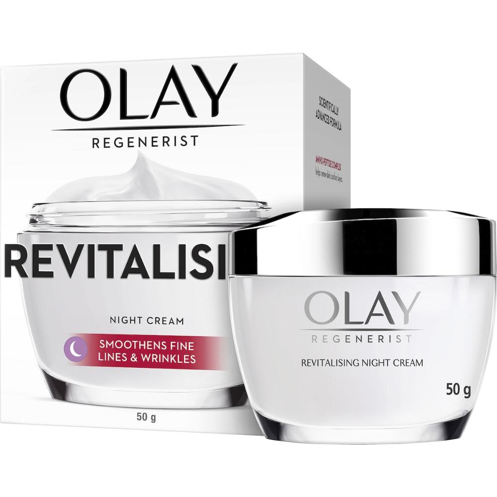 2 x Olay Regenerist Night Face Moisturiser Cream 50g