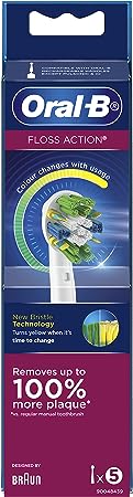 Oral B Power Toothbrush Floss Action Refills 5 Pack