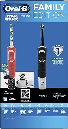 Oral B Power Toothbrush Pro 100 Frozen/Star Wars Pack