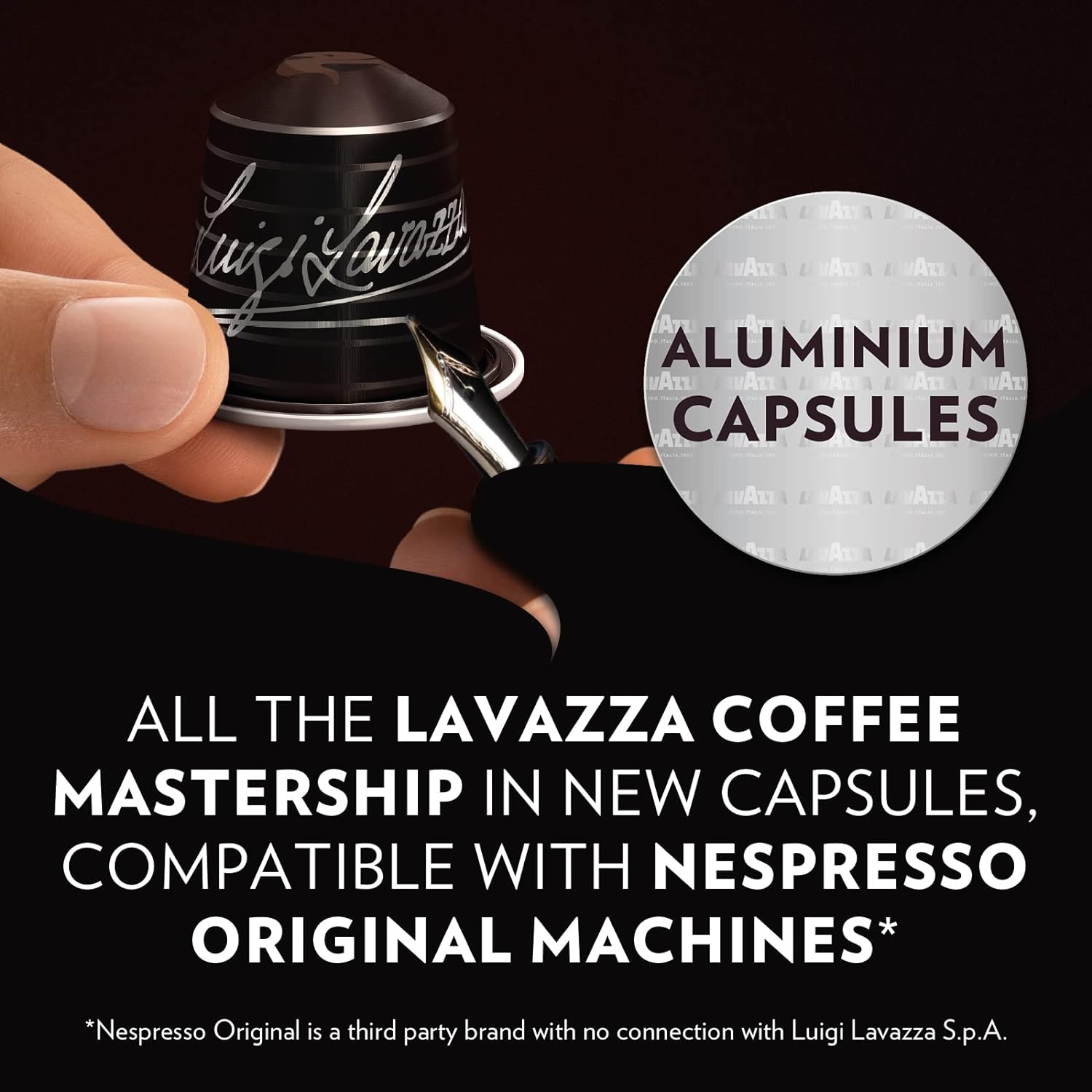 Lavazza Espresso Maestro Lungo Capsules - Compatible with Nespresso Machines - 100 Pods