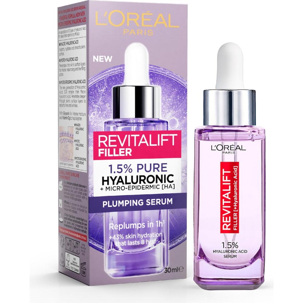 2 x L'oreal Paris Revitalift Filler Plumping Serum 30ml