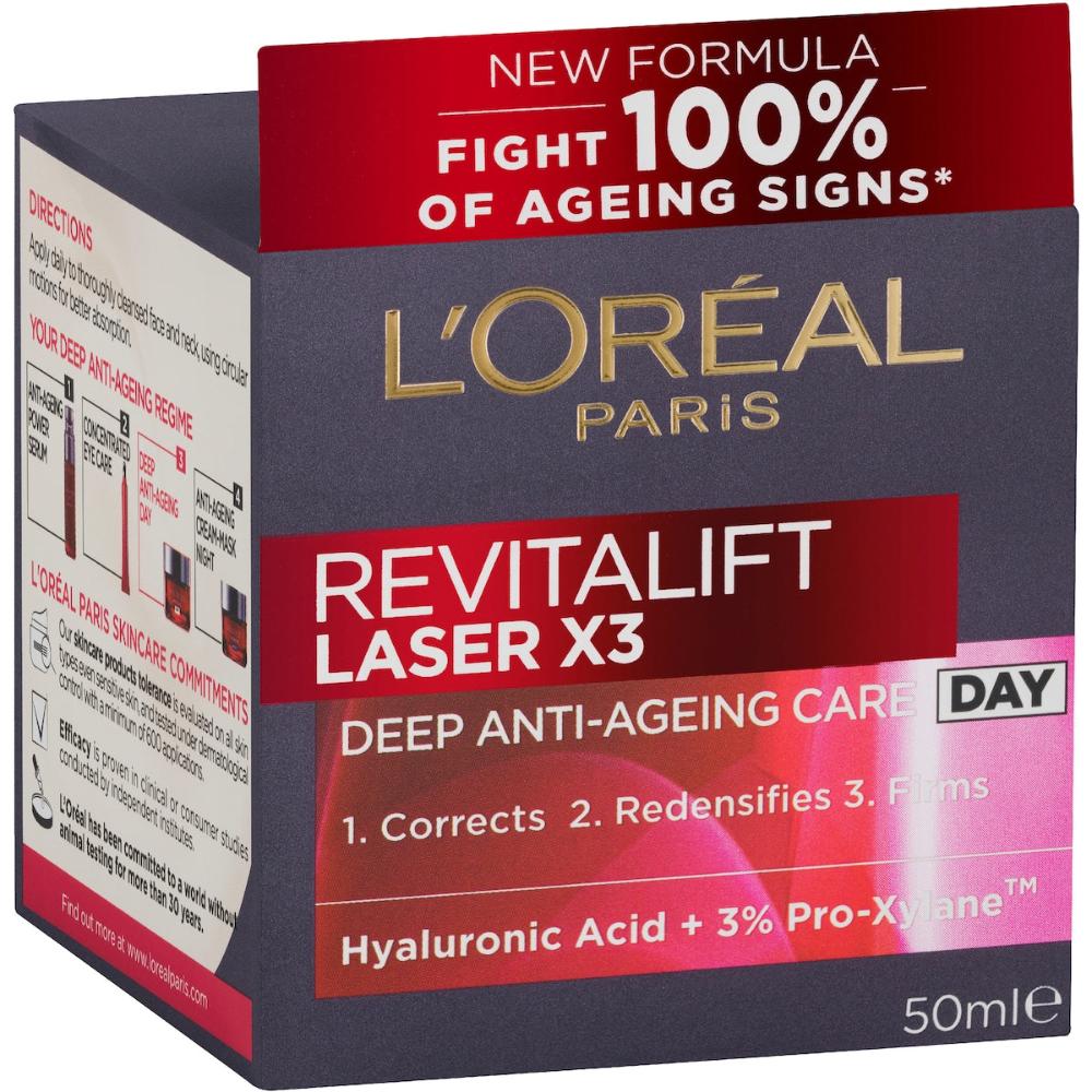 2 x L'oreal Paris Revitalift Laser X3 Day Cream 50ml