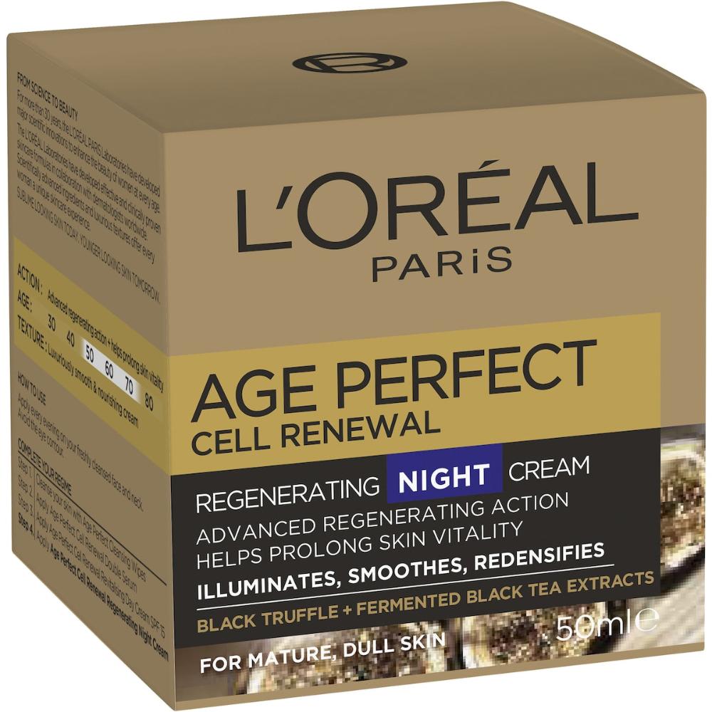 2 x L'oreal Paris Age Perfect Cell Renewal Night Cream 50ml