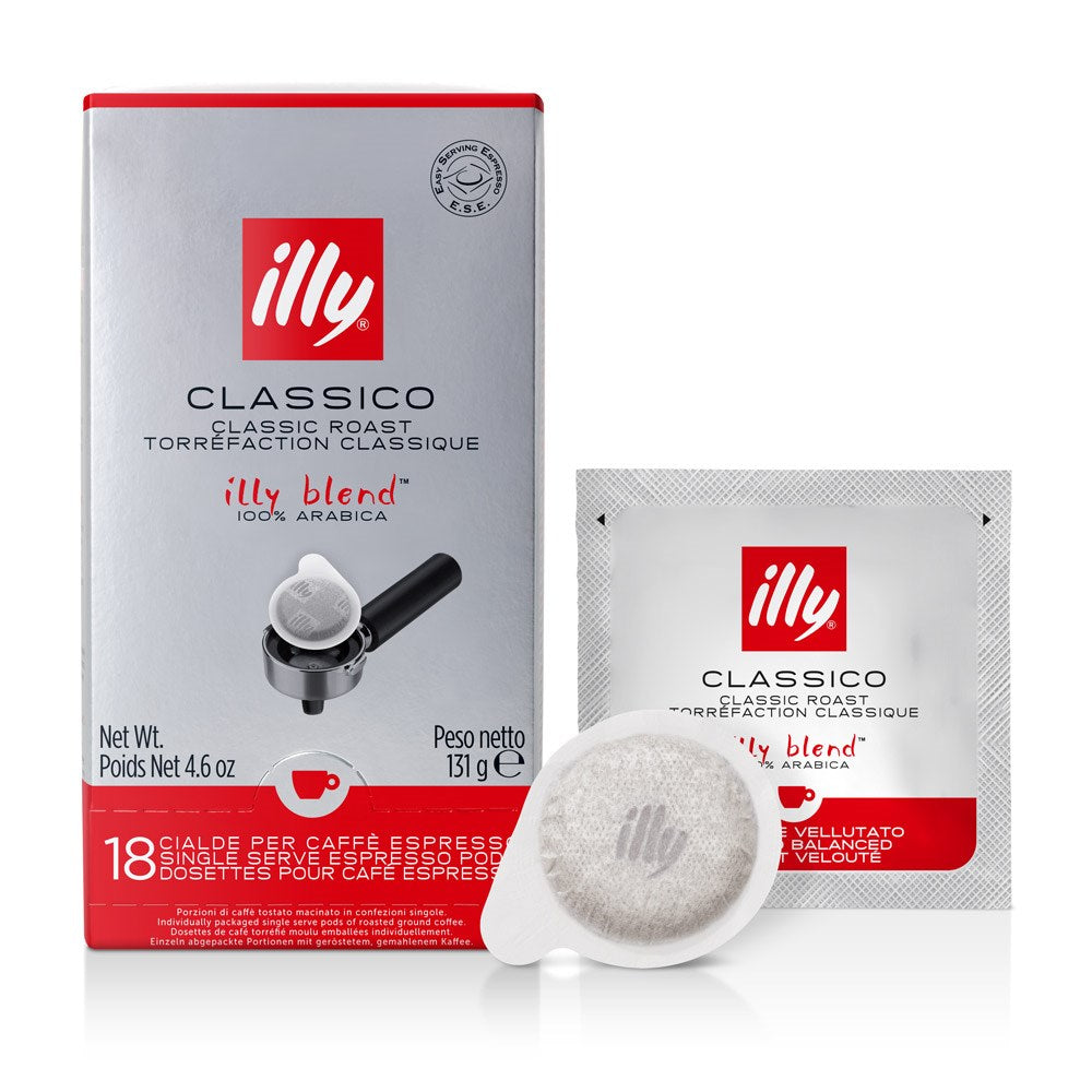 12 x illy Classico Espresso Pods 18PCS