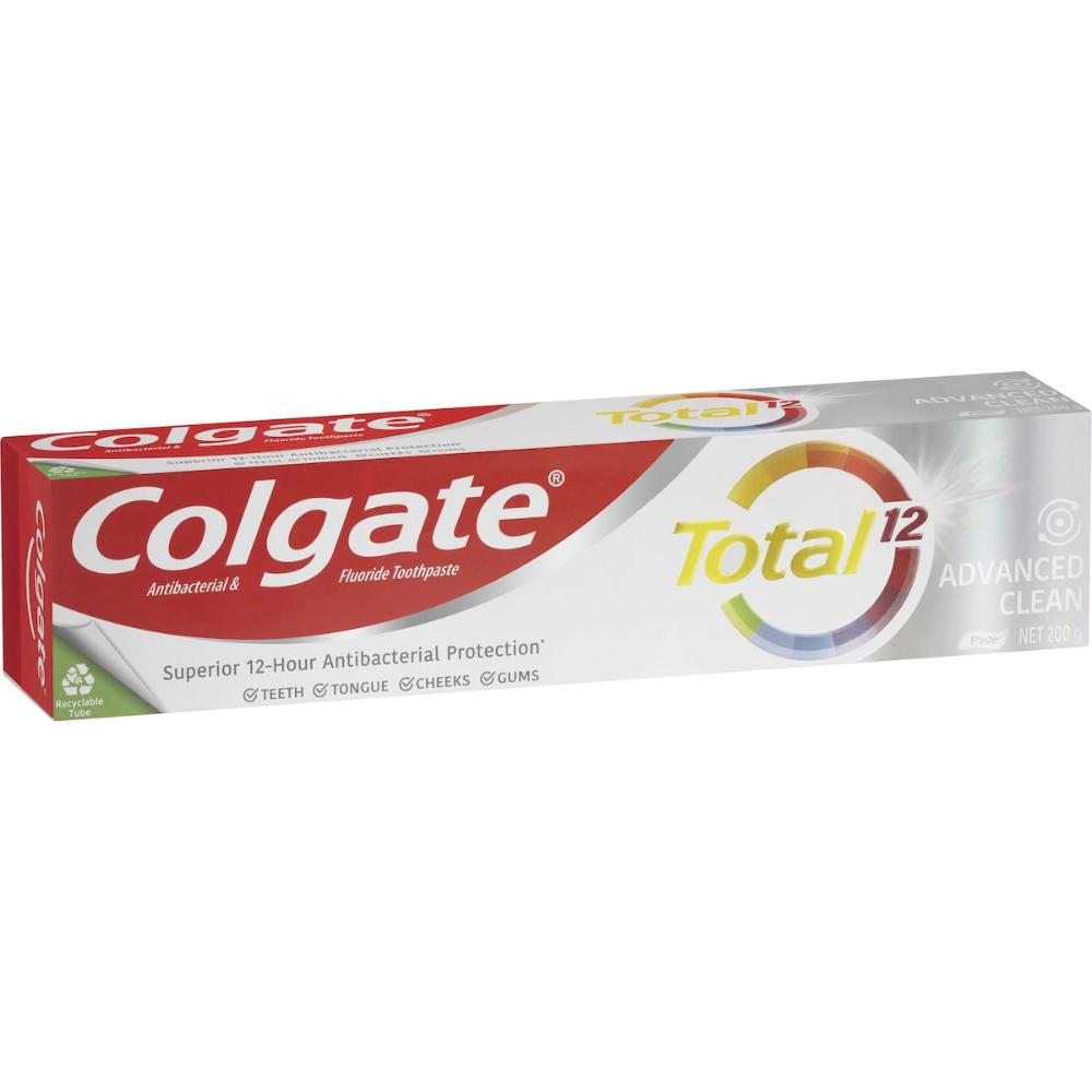 5 x Colgate Antibacterial Toothpaste Total Advanced Clean 200g