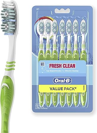 Oral B Toothbrush Fresh Clean Soft 7 Pack