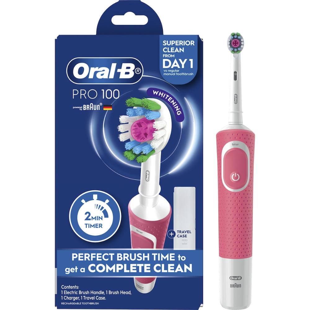 Oral-B Pro 100 3D White Polish Electric Toothbrush Each