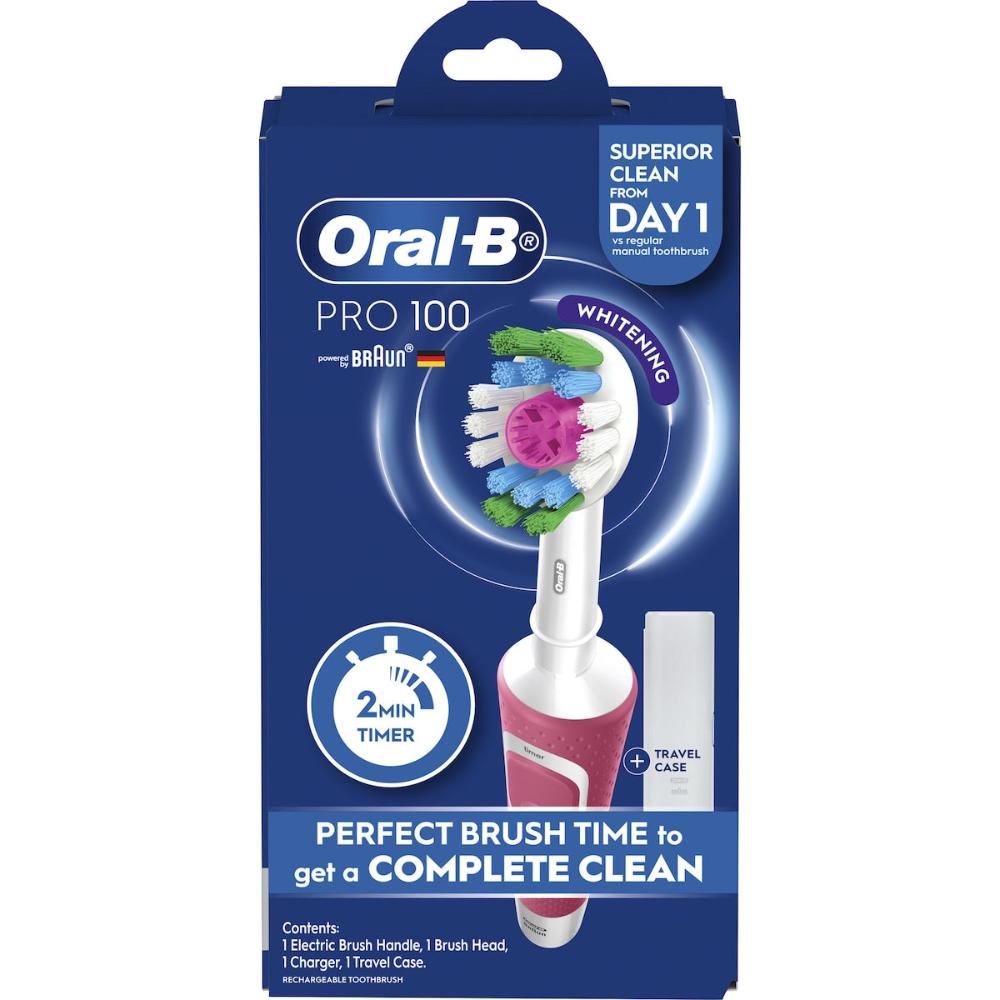 Oral-B Pro 100 3D White Polish Electric Toothbrush Each