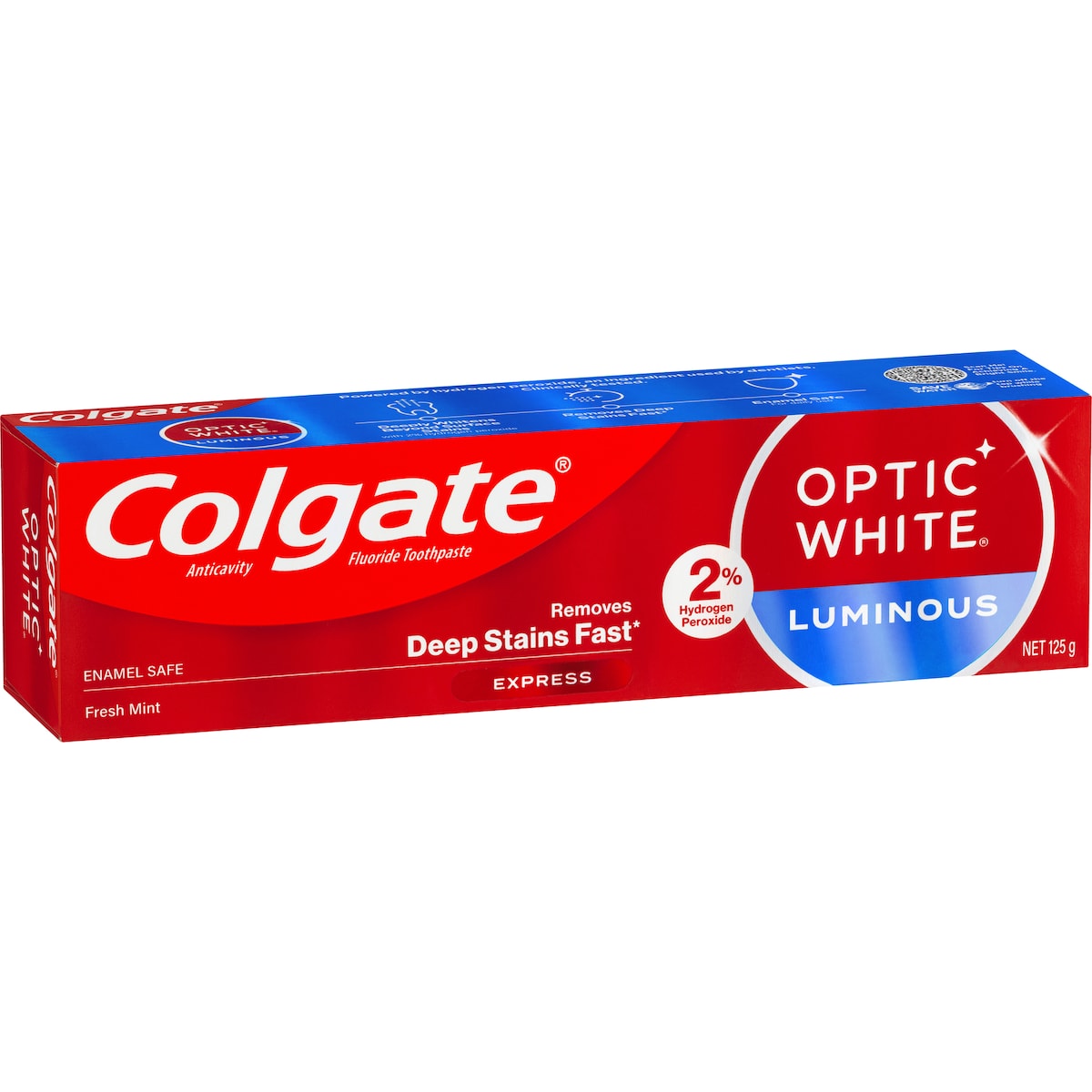 3 x Colgate Teeth Whitening Toothpaste Optic White Expert Express 125g