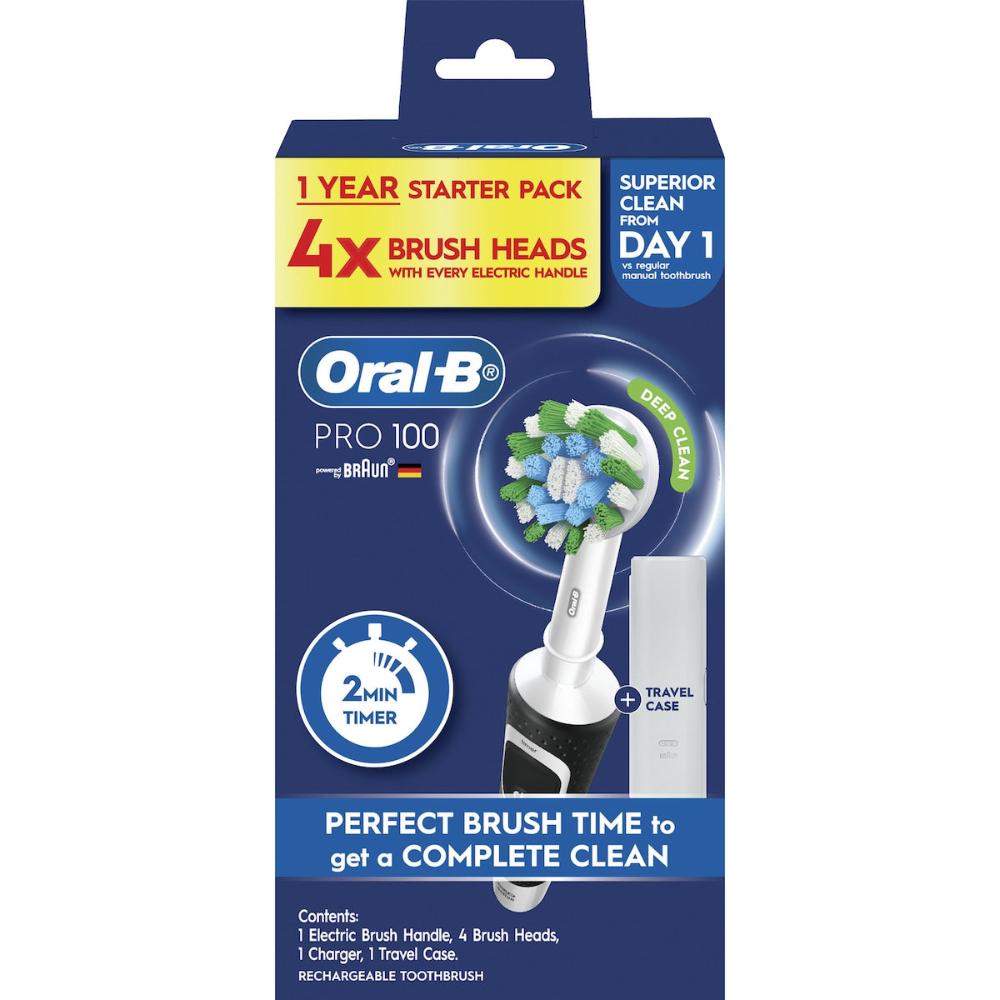 Oral-B Pro 100 Electric Toothbrush Starter Kit Each