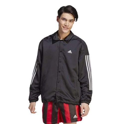 adidas Mens Xpress Coaches Jacket - Black