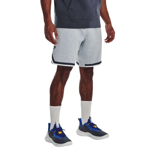 Under Armour Mens Curry Fleece 9" Shorts - Blue