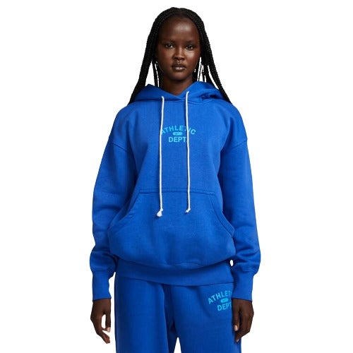 Nike Womens Sportswear Oversized Fleece Hoodie - Blue