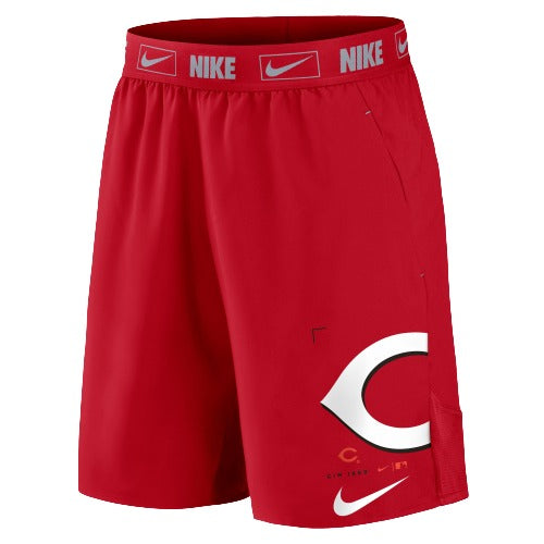 Cincinnati Reds Nike Bold Express Woven Swoosh Logo Shorts - Red