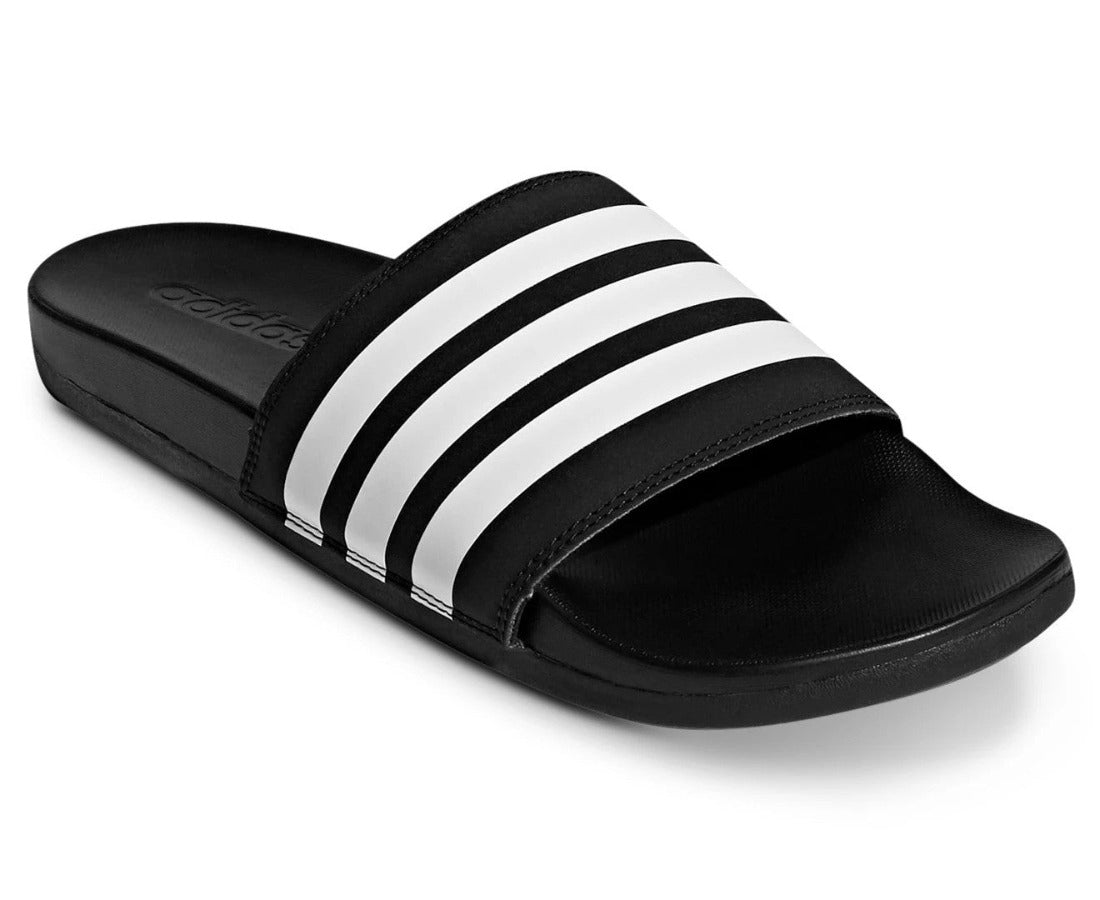 Adidas Unisex Adilette Comfort Slides - Core Back/Cloud White